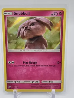 Snubbull 15/18 Holo Detective Pikachu Pokemon TCG Card - Image 1