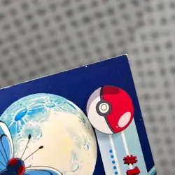 1999 Topps TV Series #12 Butterfree Flames Card Pokemon TCG Foil Black Label #12 - Image 4