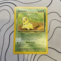Chikorita 54/111 | Neo Genesis | Non Holo Pokemon Card LP - Image 1