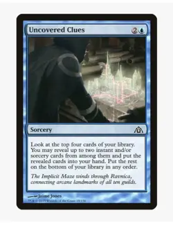 MTG Uncovered Clues #19 Dragon's Maze (DGM) Magic Card With Protective Sleeve - Image 1