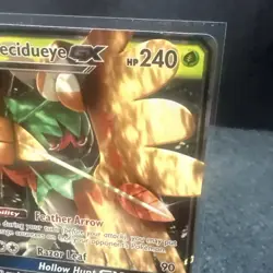 Decidueye GX Sun & Moon Base Set #12 (2017) Ultra Rare NM Pokemon TCG Card - Image 4