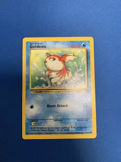 Goldeen 53/64 Jungle Unlimited Common WOTC Pokemon Card LP - Image 1
