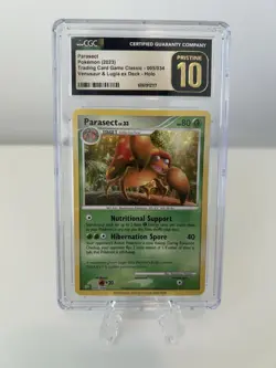 Parasect Pokemon Card CGC Pristine 10 Holo Venusaur Lugia ex Deck 005/034 - Image 1