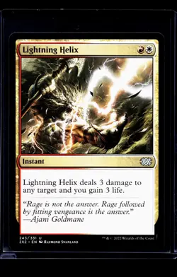 2022 MTG Magic The Gathering 2X2 Double Masters 2022 #243 Lightning Helix - Image 1
