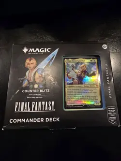 Magic The Gathering Final Fantasy Commander Deck Counter Blitz Tidus MTG New - Image 1