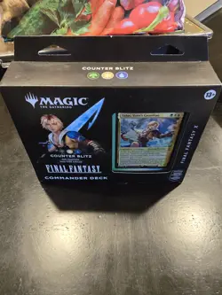 Magic The Gathering Final Fantasy Commander Deck Counter Blitz Tidus MTG New - Image 3