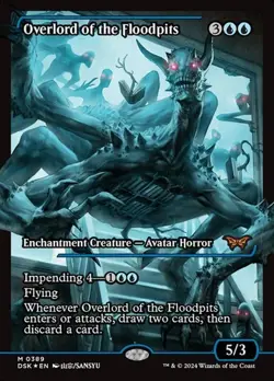 Overlord of the Floodpits - Foil Showcase DSK NM MTG - Image 1