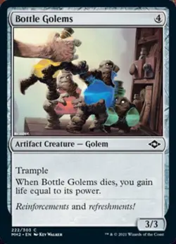Bottle Golems -Foil Near Mint MTG Modern Horizons 2 - Image 1