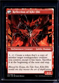 2022 MTG Magic The Gathering NEO Neon Dynasty #141 Fable of the Mirror-Breaker - Image 2