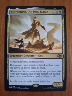Ketramose, the New Dawn DFT 209 Mythic Aetherdrift God (x4 Available) LP MTG - Image 1
