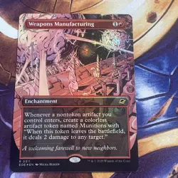 MTG Weapons Manufacturing (Borderless) (311) | Foil | Edge of Eternities (EOE) - Image 1