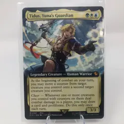 Tidus, Yuna's Guardian (M0187) - Extended Art FIC EN MTG - NM/Pack-Fresh - Image 1