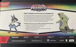 Pokemon Prismatic Evolutions Lucario EX and Tyranitar EX Premium Collection - Image 2