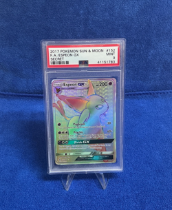 2017 POKEMON SUN & MOON #152 F. A./ ESPEON GX - SECRET - PSA 9 - Image 1