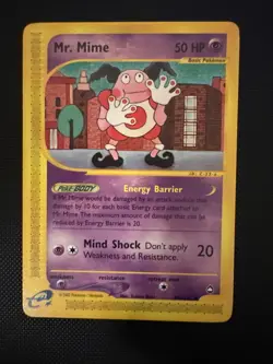 Mr. Mime (95a) 095A/147 Aquapolis Pokemon S553 Near Mint - Image 1