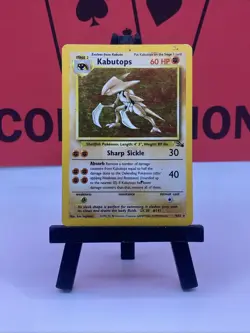 Kabutops 9/62 Fossil Holo Rare 1999 WOTC Pokemon TCG MP - Image 2