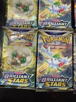 POKEMON TCG! 6x SWSH Brilliant Stars BOOSTER PACK SEALED BRAND NEW - Lot Of 6 - Image 5