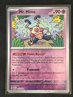 Mr. Mime 122/165 Reverse Holo Pokemon 151 - Image 1