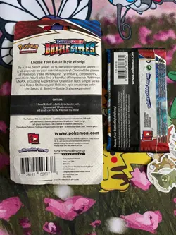 Pokemon TCG ARROKUDA Battle Styles Checklane Blister + Booster Pack - Image 2