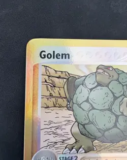 Pokemon Vintage Reverse Holo Golem EX Dragon 2003 Tcg - Image 2
