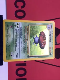 Vileplume 15/64 Jungle Holo Rare 1999 WOTC Pokemon TCG MP - Image 4
