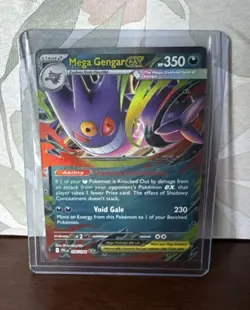 Pokemon TCG Mega Gengar ex 056/094 Me02: Phantasmal Flames NM PACK FRESH - Image 1