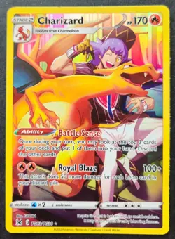 Pokemon Charizard TG03/TG30 Trainer Gallery Lost Origin Holo Rare NM - Image 1