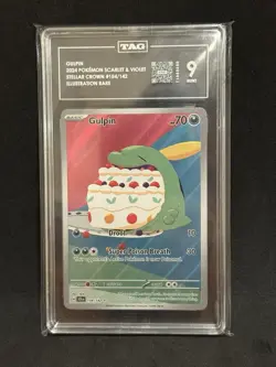 Pokemon 2024 Gulpin 154/142 IR Scarlet & Violet Stellar Crown TAG 9 - Image 1