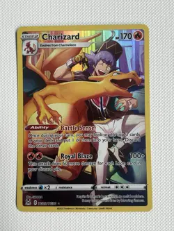 Pokemon TCG Charizard Trainer Gallery TG03/TG30 SWSH11 Lost Origin NM Card - Image 1