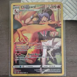 Charizard Ultra Rare TG03/TG30 NM - 2022 Pokemon Lost Origin Trainer Gallery - Image 1
