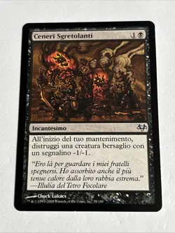 MTG Magic the Gathering Card LP - Crumbling Ashes FOREIGN - Image 1