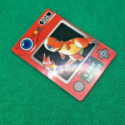 Charmander 004 Bandai Carddass Zukan Chip Shooter 2 Vending Pokemon Mini Card LP - Image 3