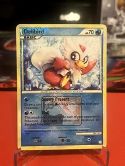 Delibird (League Promo) 39/123 Holo Promo League & Championship Cards Pokemon NM - Image 1