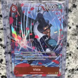 Bandai One Piece Card Game Vista Law Reiju Lot 8 EN Foil Alt Art - Image 2