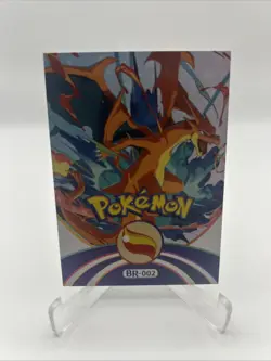 Pokemon Chinese Eif Mengka Serialized Mega Charizard Y #/755 BR-002 Thick Card - Image 1