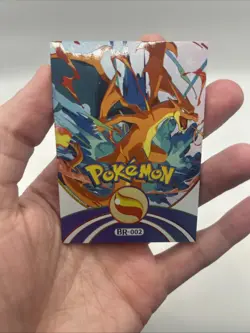 Pokemon Chinese Eif Mengka Serialized Mega Charizard Y #/755 BR-002 Thick Card - Image 3