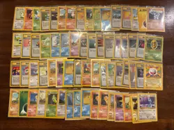 Vintage Pokemon Lot WOTC 65-Cards Original Base Set - Image 1