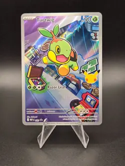 Pokemon TCG First Partner Card - Turtwig 040 Black Star Promo MEP - Image 1