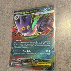Pokemon Mega Gengar EX Card 056/094 Phantasmal Flames 350 HP Double Rare Holo - Image 1