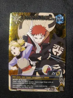 Naruto CCG Kankuro Temari Gaara Of The Desert 1487 Super Rare Foil NM Card - Image 1