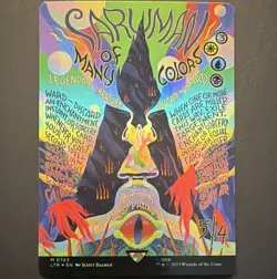 Saruman of Many Colors Borderless Poster Foil #0743 - Image 1