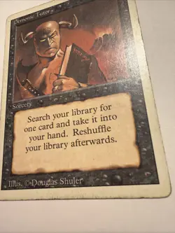 Demonic Tutor Revised Edition Regular - Image 4