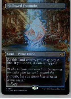 Hallowed Fountain (Borderless) 347 R Lorwyn Eclipsed Foil NM - Image 1