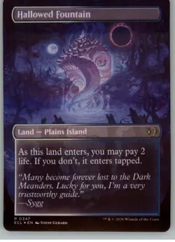 Hallowed Fountain (Borderless) 347 R Lorwyn Eclipsed Foil NM - Image 2