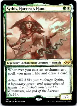 Sythis, Harvest's Hand (Showcase) (Foil) Modern Horizons 2, 377 NM - Image 1