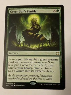MTG Green Sun's Zenith - Eternal Masters - NM Pack Fresh - Image 1
