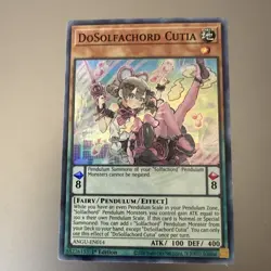 DoSolfachord Cutia | ANGU-EN014 | Super Rare | 1st Edition | Yugioh TCG - Image 1