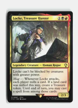 Locke, Treasure Hunter 87 Commander: FINAL FANTASY MTG NM - Image 1