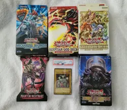 Yugioh Cards Sealed Graded Summoned Skulls And First Edition Packs - Image 1