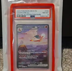 The Pokemon Company Charizard ex 199/165 SV 151 Holo SIR English PSA 8 - Image 1